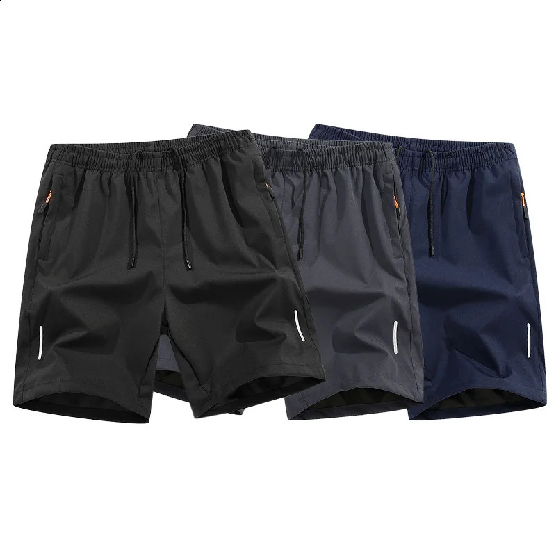 Summer Men Shorts Breathable Beach ice silk Comfortable Fitness Basketball Sports Short Pants Male running shorts M8XL 240826Z