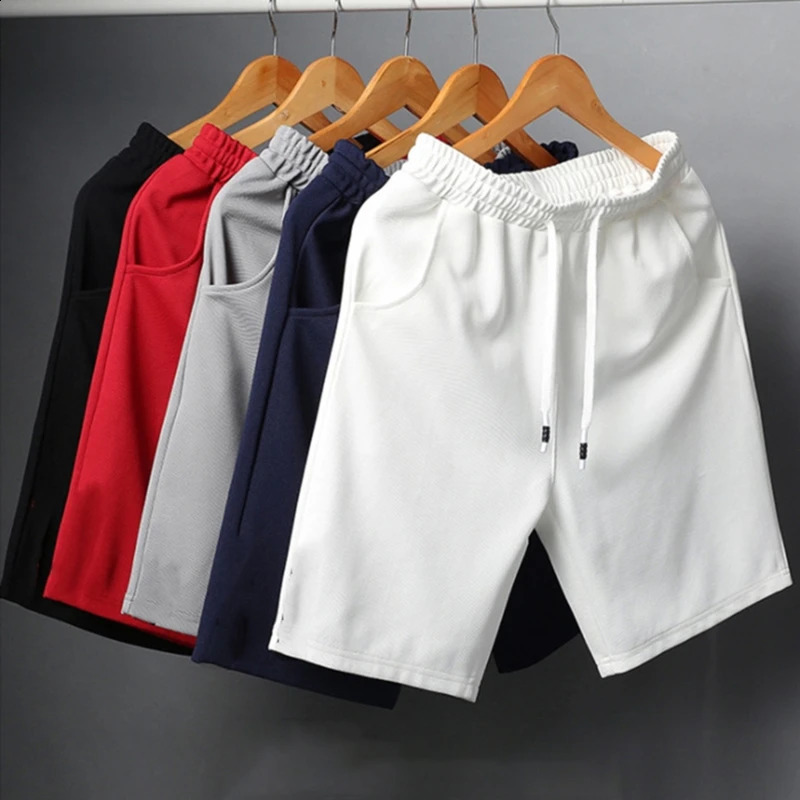 Summer Men Short Gym Bodybuilding Casual Loose Shorts Outdoors Fitness Beach Pants Male Sweatpant M4XL 240826Z