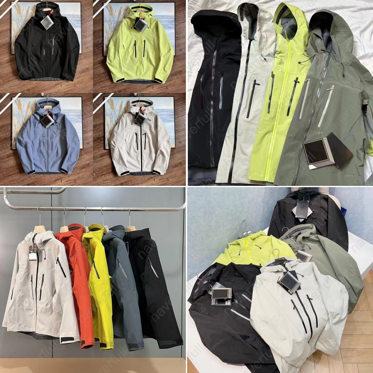 Designer Mens Jacket arc Embroidery Three Layer Outdoor zipper jackets Women Warm Casual Lightweight Hiking Cardigan Versatile top Hard Shell