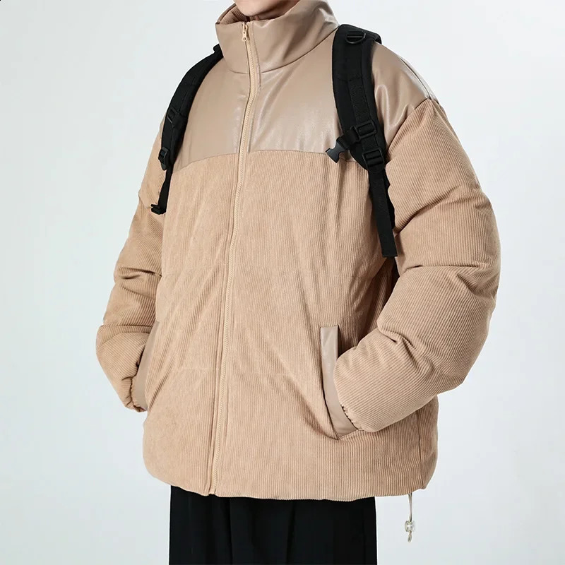 Winter Jacket Men Cotton Padded Jacket Casual Sports Autumn Winter Mens Hooded Warm Thick Parkas Jacket Youth Jacket Trend 240828