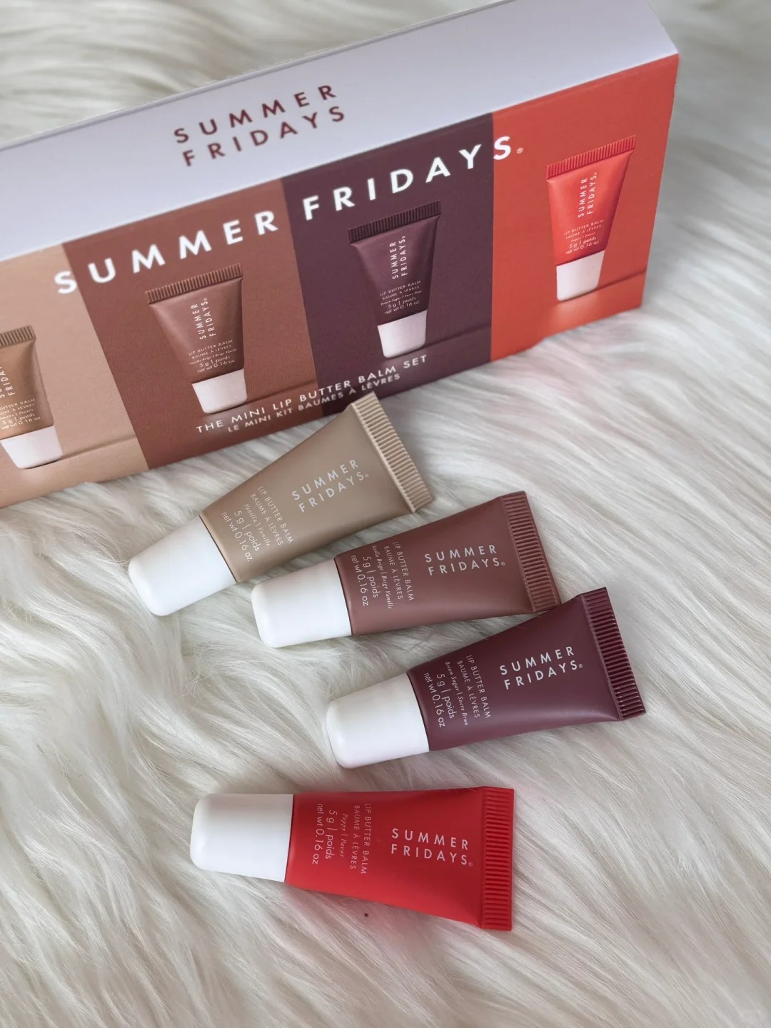 Summer Fridays Mini Deep Moisturizing Lip Glaze Smoothing Lip Lines Long Lasting Nourishment Lip Balm Daily Makeup Lip Care Set-image-1015628707