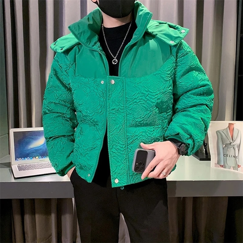2023 Winter Thick Warm Parka Jackets Men Casual Outwear Coats Hooded Puffer Jacket Male Windbreak Hiphop Overcoat Clothing y240828