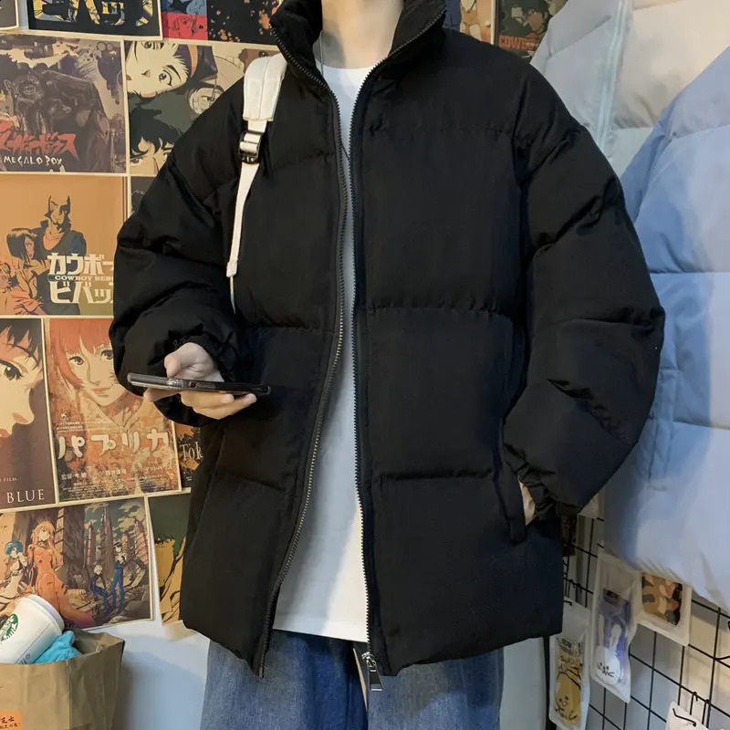 Mens Harajuku Colorful Bubble Coat Winter Jacket Men Streetwear Hip Hop Parka Korean Woman Clothes Big Size Jackets 5XL 240828