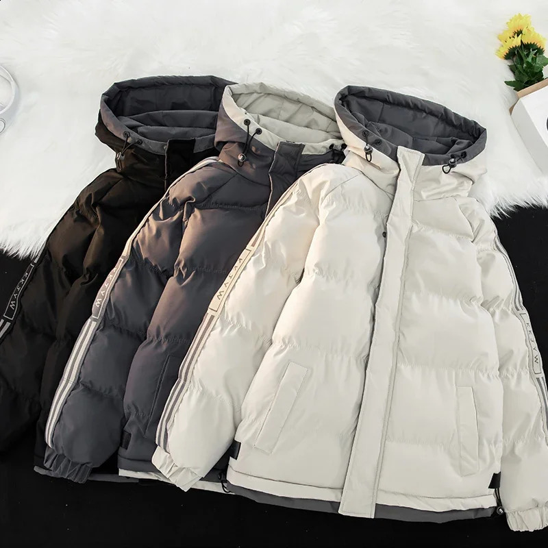 UETEEY Winter Warm Thick Casual Down Jackets Men Outdoor Windproof Mens Parkas Coat Fashion Loose Padded Coats Male 8XL 240828