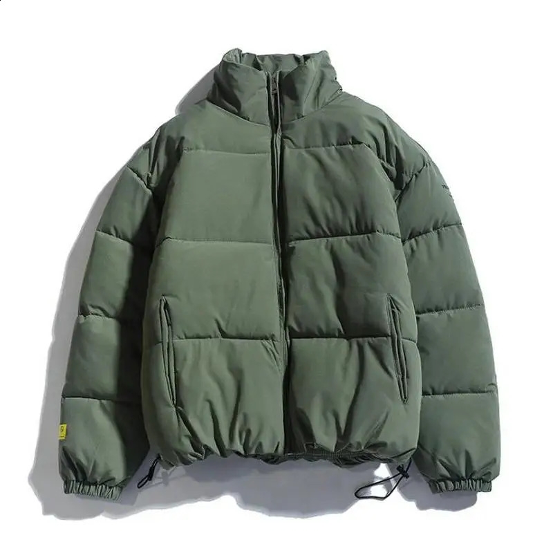 Manteau d'hiver pour hommes, Parkas chauds, Streetwear, manteaux en coton, vestes Slim pour hommes, manteau rembourré coupe-vent solide, vêtement