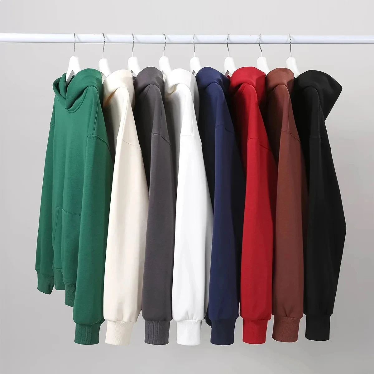 16,9 oz 480gsm de poids lourd Coton plus en velours pouvain à capuche hommes épaissis d'épaissison en toison polaire serré sweat à sweat féminin