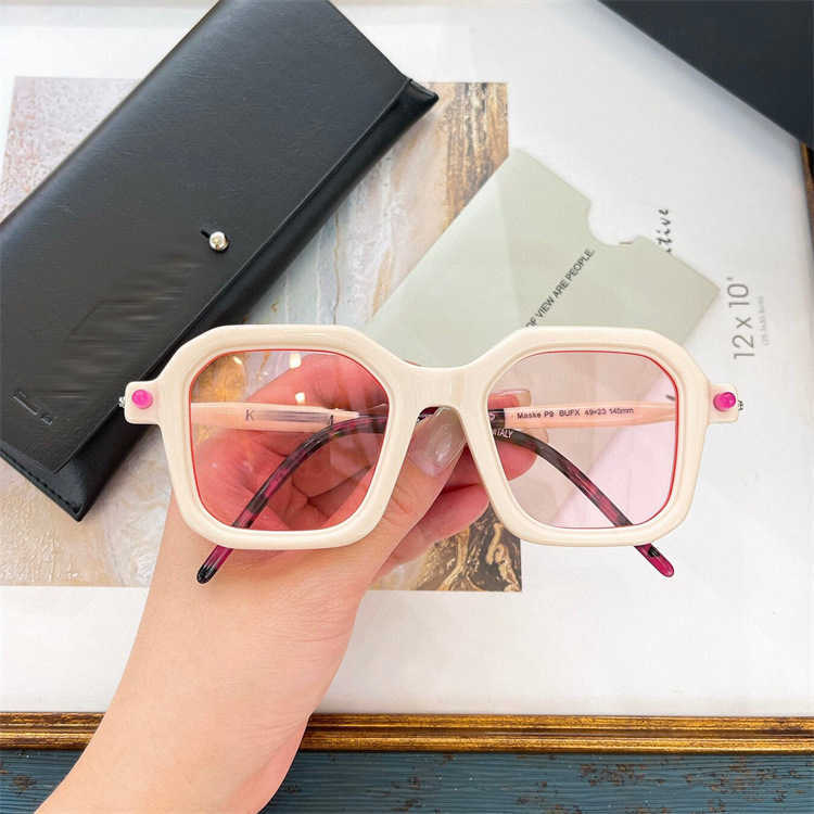 Fashion designer Kuboraum top quality Ins Net Red Same style Sunglasses Female German Brand Irregular Plate Male Kuborau