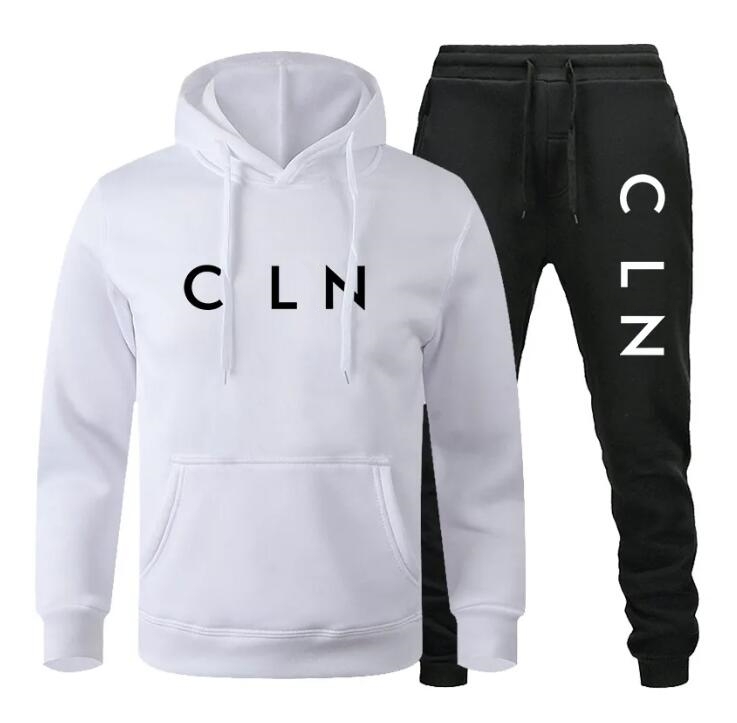 Designer Tracksuits Men's Women 2 Piece Outfits sports suits Fashion Casual Long Sleeve Pullover Black Hoodie Sweater Top And Joggers Pants