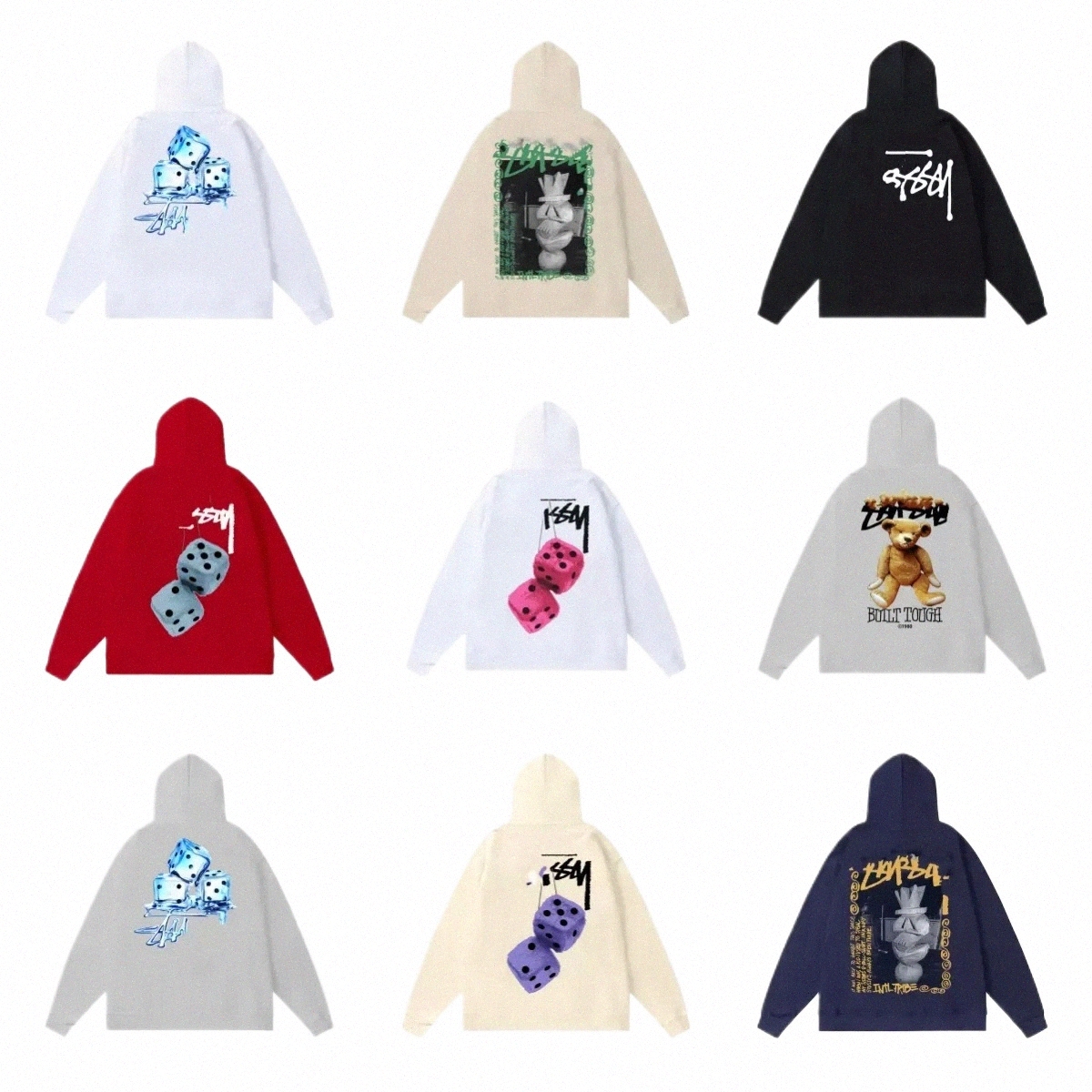 sweat à capuche de créateur zip à sweat à capuche imprimé sweat-shirt imprimé de haute qualité Designer Hip Hop 55ew # #
