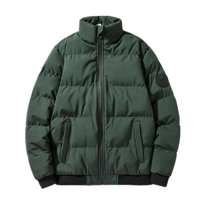 Men Jacket Winter Fashion Male Casual Hooded Outwears Coat Warm Fur Parka Overcoat Mens Solid Thick Zipper Jackets 240830