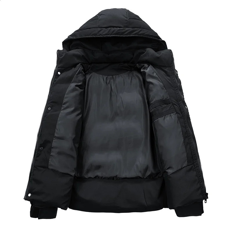 235A8836 Manteau pour hommes automne hiver veste rembourrée en coton version coréenne de la tendance veste courte rembourrée en coton épaissie 24