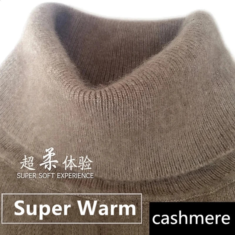 Cashmere turtle neck mens sweater autumn/winter knitted mens sweater 240829
