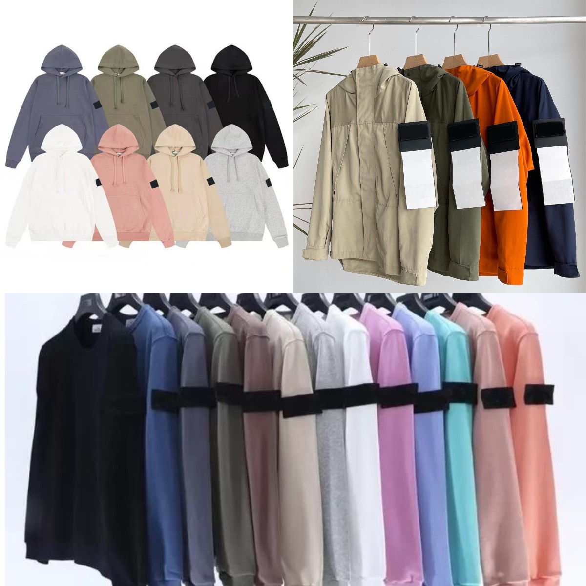 Mens Hoodie pullover sweatshirt Candy Hoody Classic Badge Luxury brand autumn and winter couple hoodie Versatile Motion Jacket asian si C1hS#