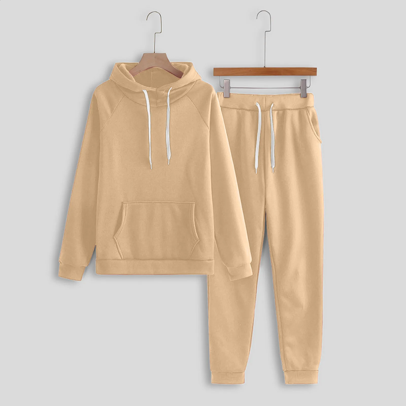 Two Piece Set Outfit Warm Knitted Tracksuit Korean Autumn Winter SemiHigh Pullovers Sweatshirts Casual Wide Pants Suits 240829