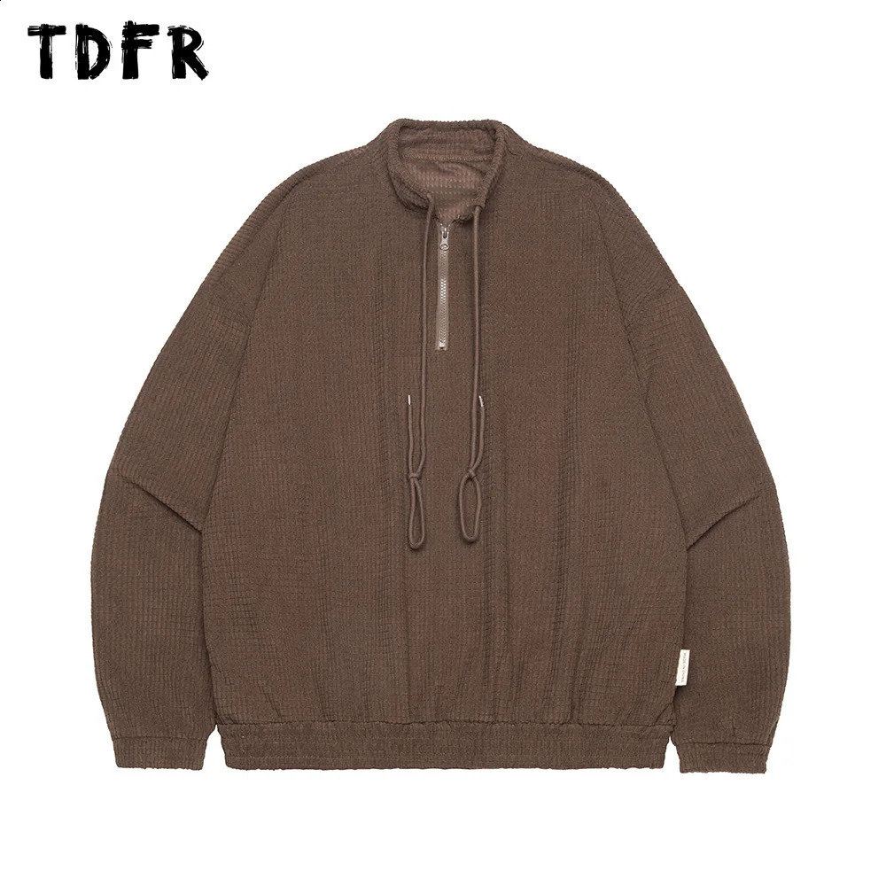 Texture de la gaufre couleur Sweatshirts pour hommes