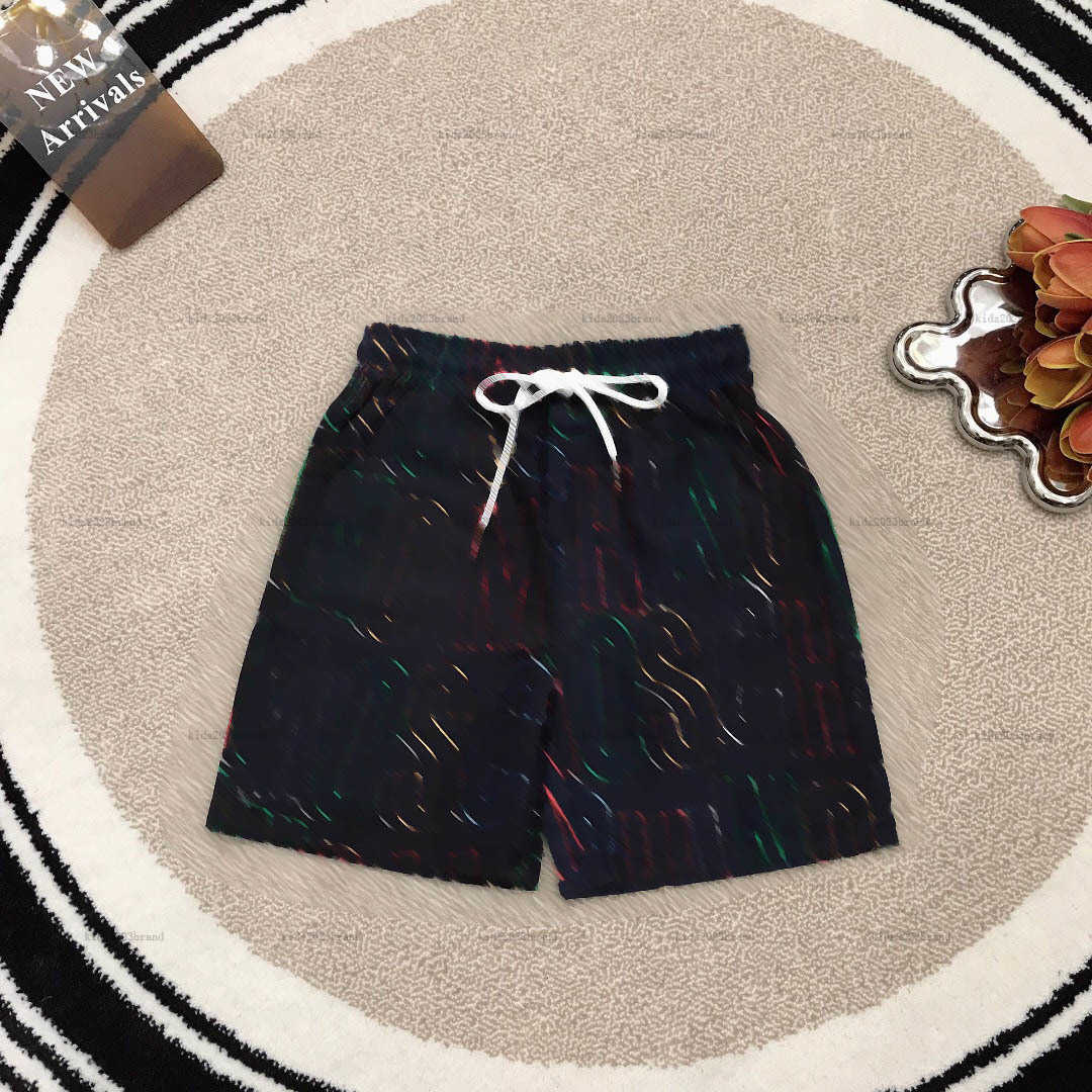 New baby swimsuit Summer kids beach pants Colored letter graffiti child swim trunks Size 100-150 CM Boys swimming trunks-image-1015814289