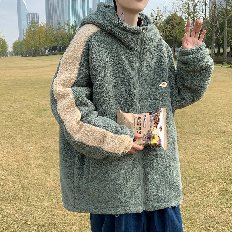 Automne Hiver Mens Faux Fur Coat Abède Vestes chaudes épaisses Fashion Mens pour hommes écologiques