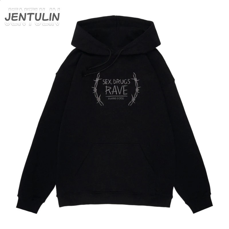 Harajuku Mens Hoodie Zipper Oversized Sweater Winter Funny Graphic Letter Printing Cool Hoodie Womens Hip Hop Fashion Y2k Gothic 240830