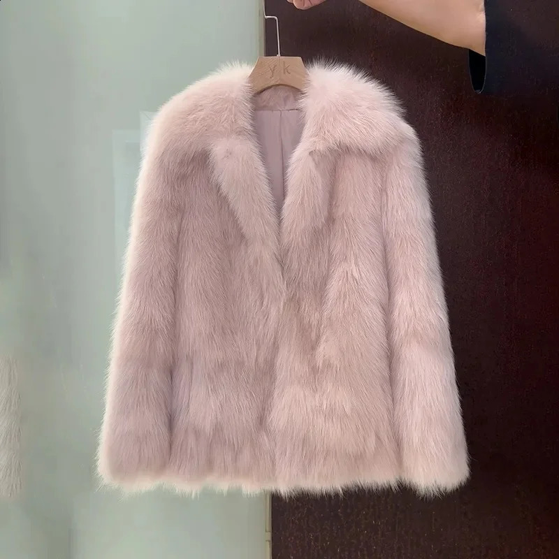Imitation fat fashion dames manteau moyen long fourrure automne et hiver mao de tempérament coréen veste de tempérament gardez le top chaud 24082