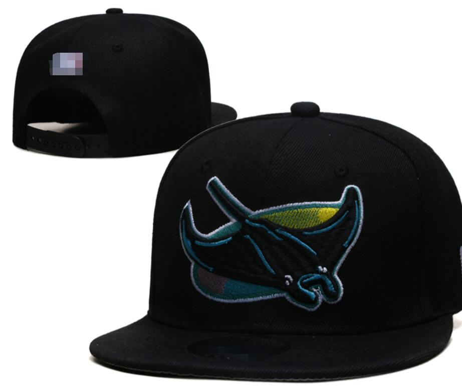 2024-25 Tampa Bay''Rays'' Baseball Unisex Fashion Cotton Ball Cap Baseball Snapback for Men Women Sun Hat Bone Embroidery Spr