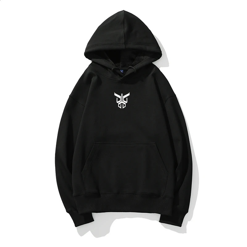 Simple n Mens Hoodie Autumn Winter Sweatshirt High Quality Fashion Casual and Womens Long Sleeve Solid Tops 240601Z