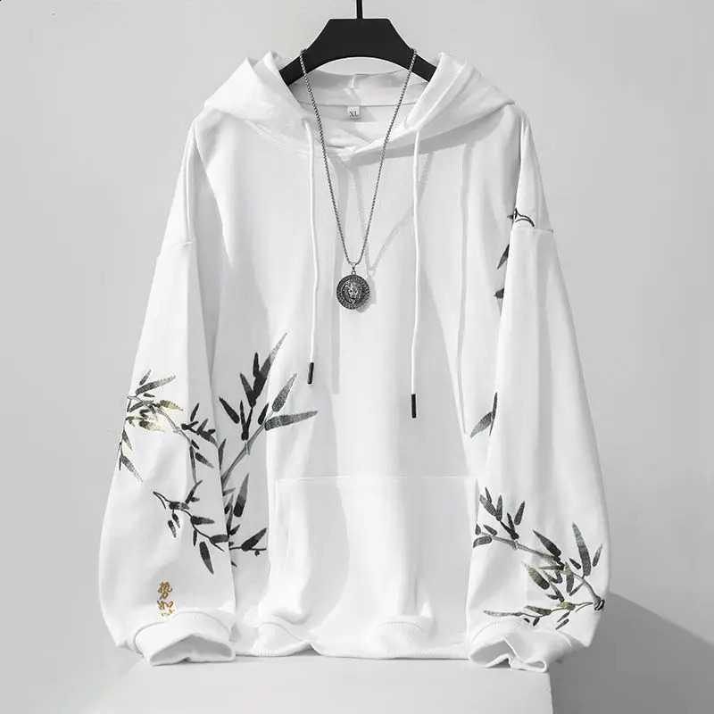 Impression de mode au printemps Automne à capuche à manches longues Hoodies pour hommes Coréens Trends Pilliers All-Match Simplicity Youth Chic T