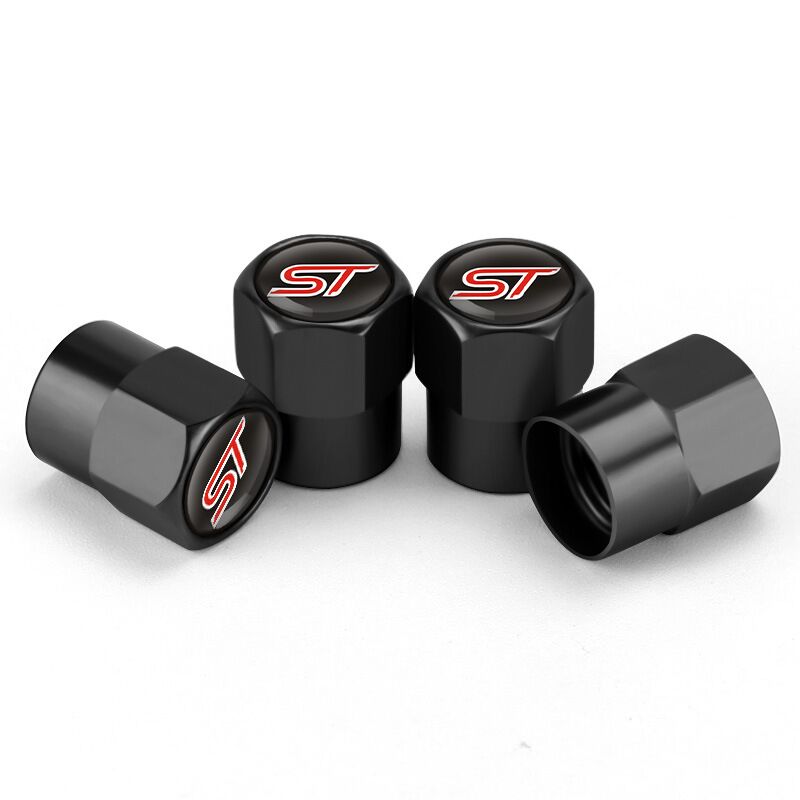 Car ST Line Wheel Tire Valve Caps For Ford Focus X 2 3 Mondeo Fiesta Kuga MK2 MK3 MK4 Tyre Accessories-image-946720833