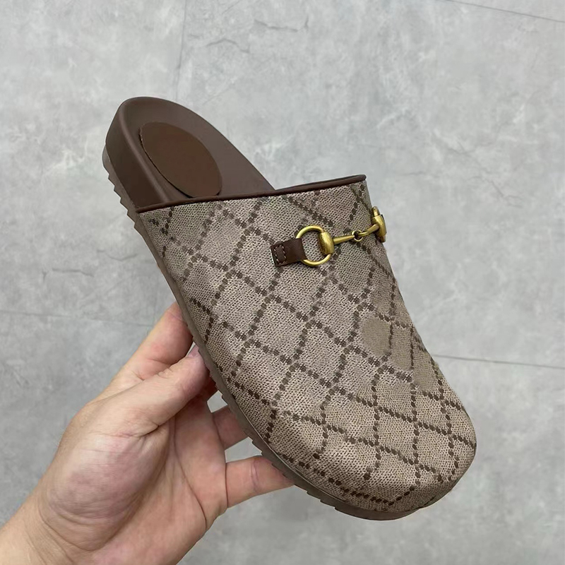 Men&#039;s and Women&#039;s Flat Bottom Slippers Fashion Clogs Slippers Sandals Shoes Scuffs-image-915662296