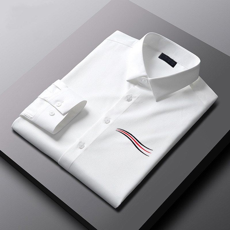 Mens Dress Shirts Designer Long sved Men Tshirts Tees Shirts Fashion Letters Men's Casual Shirts Curve Print Breathable T-Shirts bowling shirt