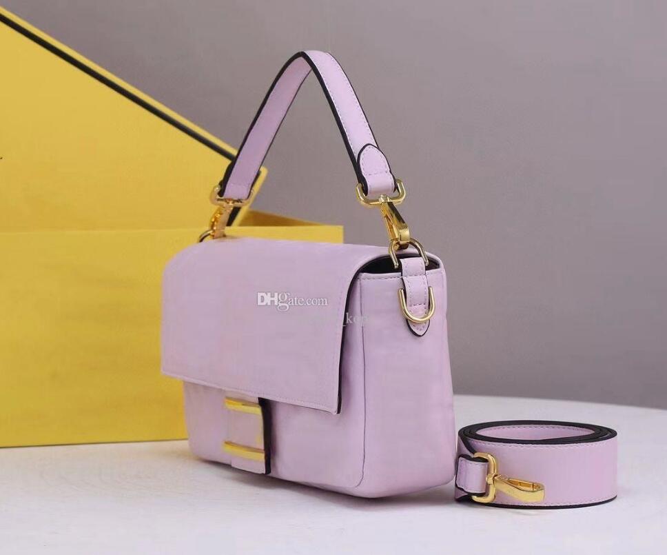 7A handbag woman baguette large capacity new F logo bag designer imported cowhide 2023 clamshell
