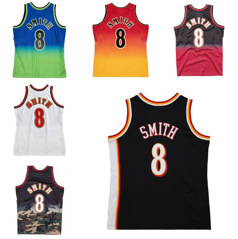 Maillots de basket-ball cousus Steve Smith # 8 1986-87 96-97 maille Hardwoods maillot rétro classique hommes femmes jeunesse S-6XL