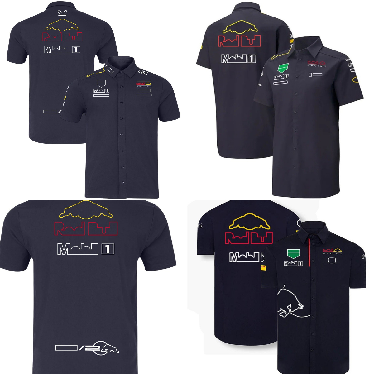 F1 Racing Suit Chemises 2024 Formule 1 Team Revers Chemises respirantes Été Casual T-shirt confortable Jersey pour hommes de haute qualité person