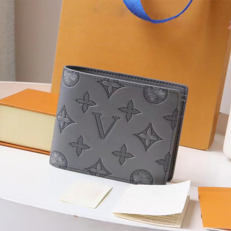 5A genuine leather mens wallet designer purse leather short wallet men card holder purses women classic credit cardholders wallets clutch bags wi-image-947140115