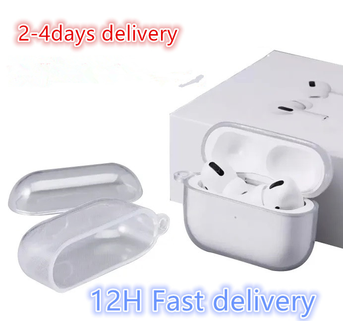 USA Stock For Apple Airpods Pro 2 2nd Generation airpod 3 pros Headphone Accessories Solid TPU Silicone Protective Earphone Cover Wireless Charging Shockproof Case 