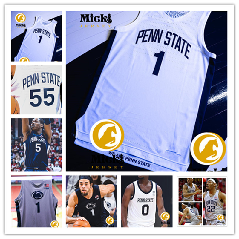 Mason Blackwood Penn State Nittany Lions Basketball Jersey 4 Kayden Mingo 6 Bragi Gudmundsson 11 Eli Rice 14 Yanic Konan Niederhauser Stitched Pe-image-947560826