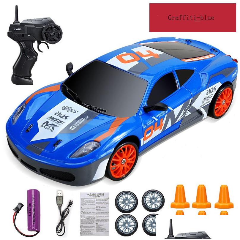 Electricrc Car 24G 4Wd Rc Drift Highspeed Charging Dynamic Racing Children Boy Remote Control Model Toy Gift For 230612 Drop Delivery Dhdrg