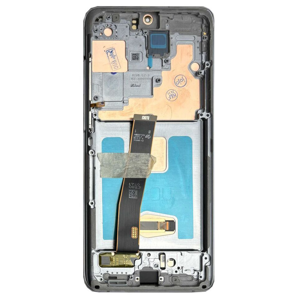 Black Replacement Display Oled Screen for Samsung Galaxy S20 Ultra G988 6.9 Inch Mobile Phone lcd touchscreen Replacements Parts With Frame-image-947718266