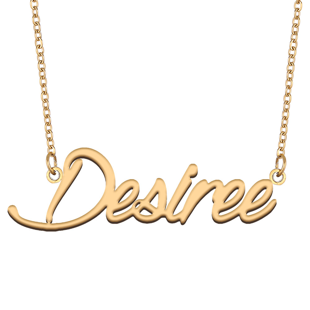 Desiree Name Necklace Custom Personalized Pendant for Men Women Birthday Gift Best Friends Jewelry 18k Gold Plated Stainless Steel-image-601881204