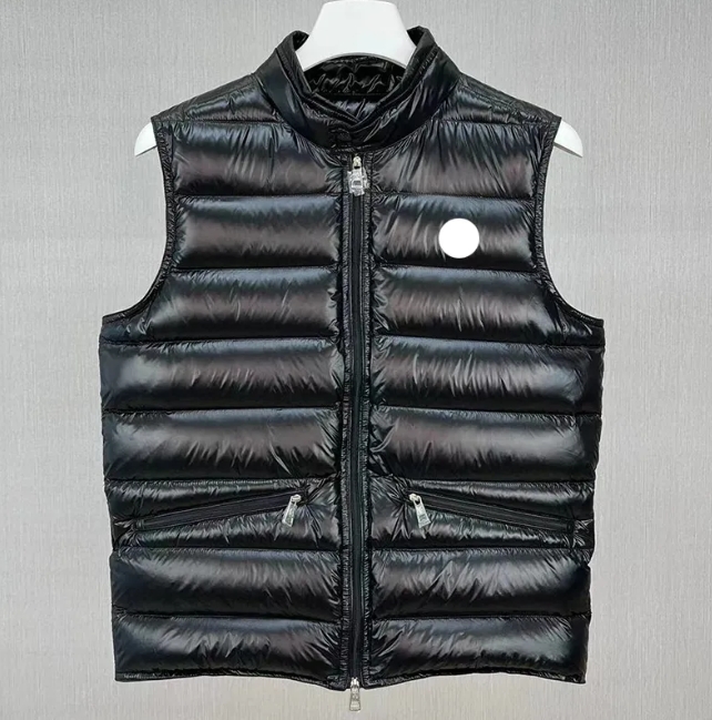 Designer Mens Down Vest style frivole Gilet Vestes Poitrine Badge Brodé Chaud Manteaux D'hiver Les étiquettes complètes ont NFC