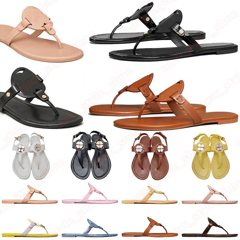 top platform flat famous designer sandals women tory burchsandals loafers classic pink miller metallic tory butche sandals burchslides free shipping