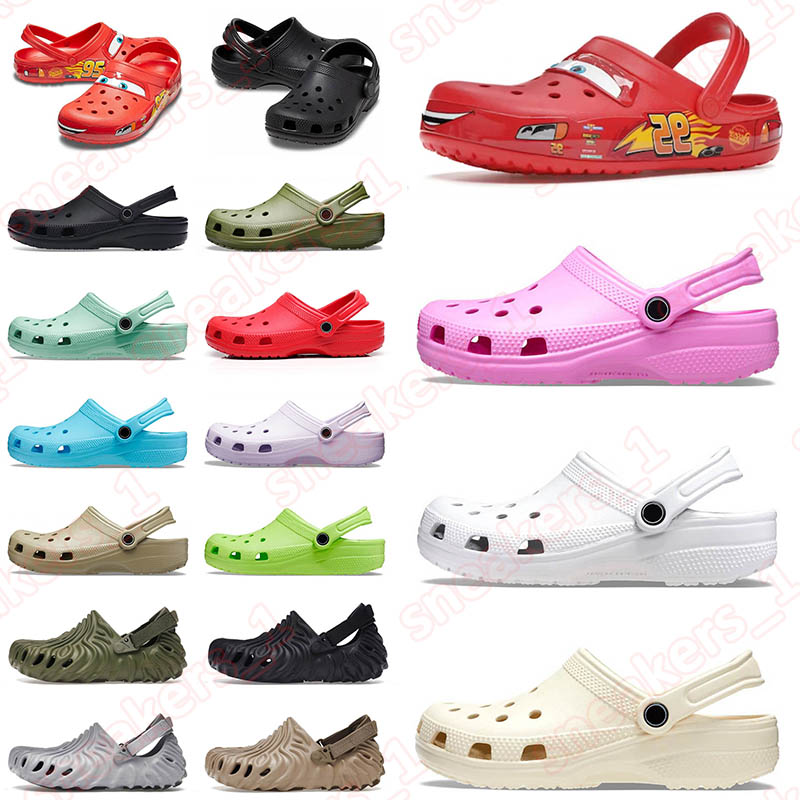Top Luxurys famous designer sandals women kids croc mens charms salehe bembury woman slides buckle Triple Black White crocks slippers loafers shoes C8-M11 