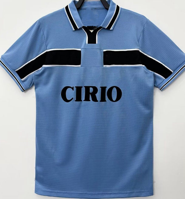 Retro Soccer Jerseys 1998 1999 Vintage Classic Simeone Veron Nesta Nedved Camisa Shirt Kits Men Maillots de Football Jersey 98 99