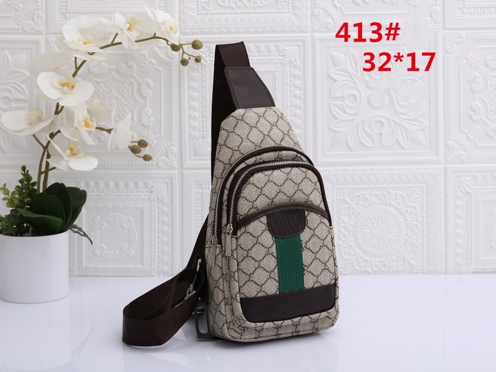 Hommes Femmes Cross Body Bandoulière Sacs de poitrine Sac à main Designer Fleur Sac à main Titulaire de la carte Porte-monnaie Sac Duffel Messeng