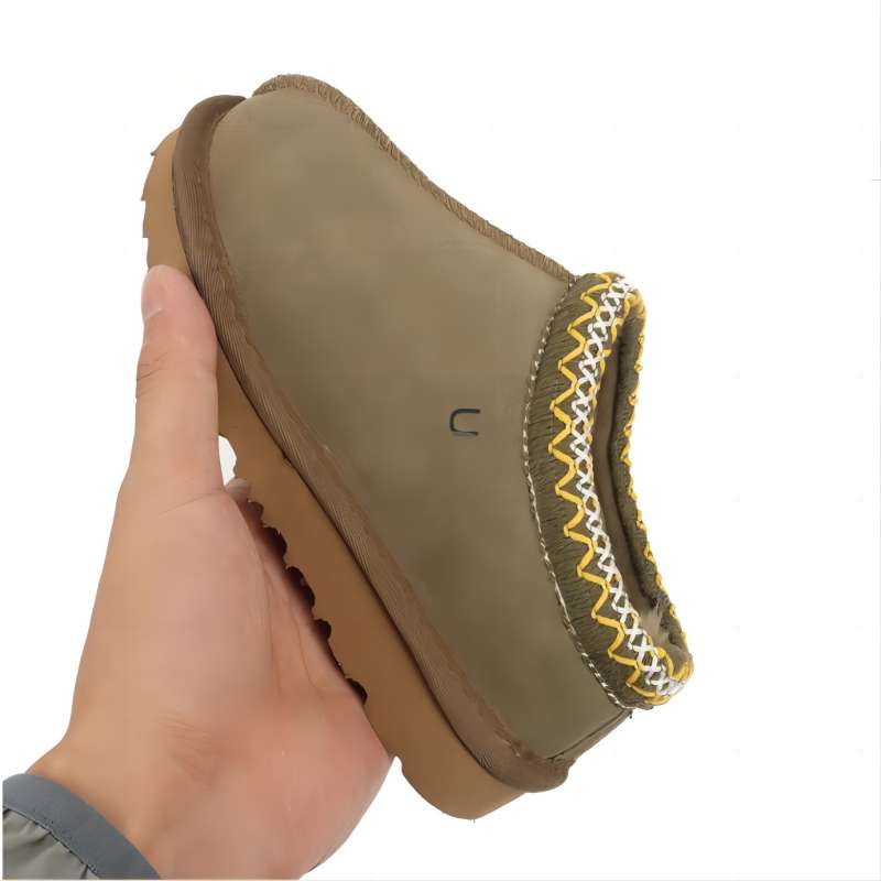 Boots kids sheep mini boot Tazz Slippers Classic Ultra Mini Platform baby toddlers chestnut mules children boys girls snow Leather Slipper shoes-image-949062994