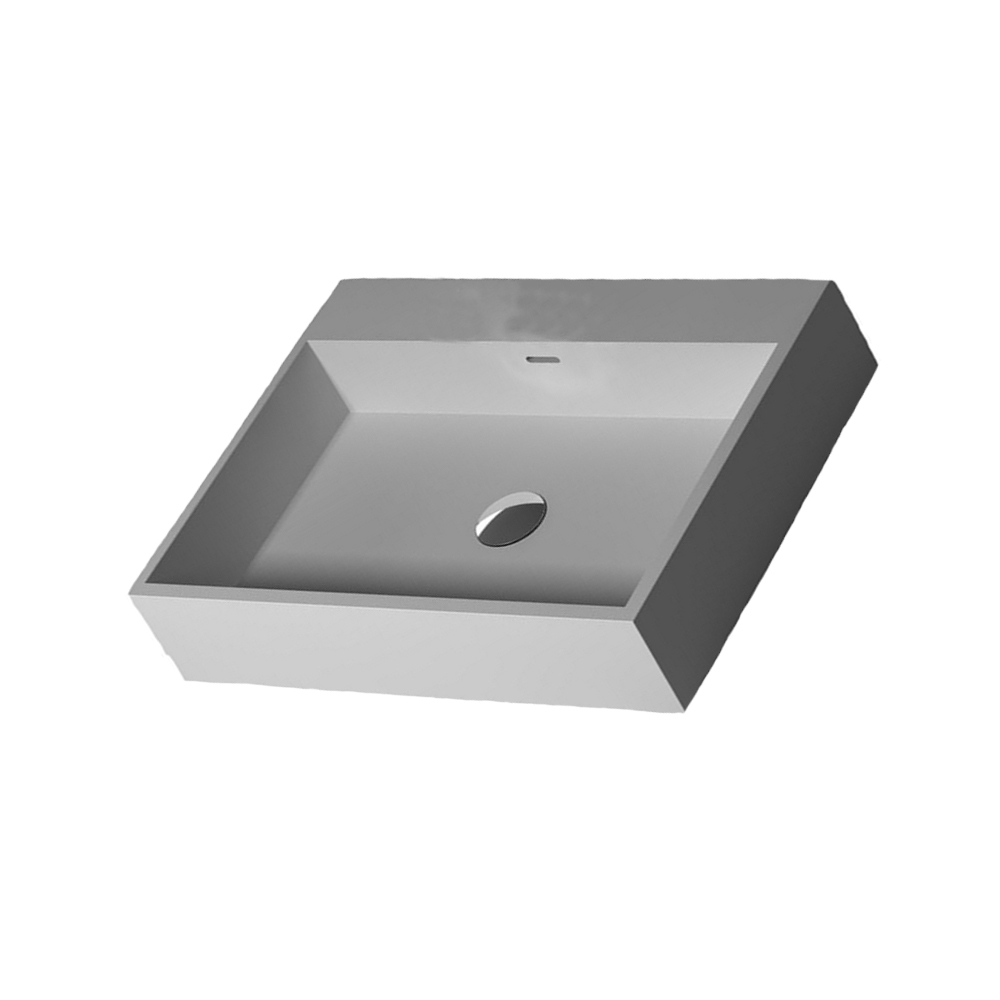 Cloakroom Solid Surface Stone Wash Sink Bathroom Countertop Vessel Vanity Basin RS38343-image-383316828