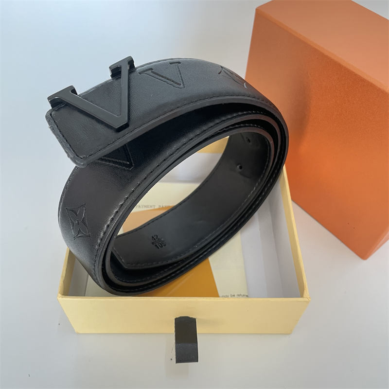 Men Designers Belts buckle genuine leather belt Width 3.8cm Highly Quality with Box 105 CM 125cmBuckle Real leather Classical Strap Ceinture-image-949422781