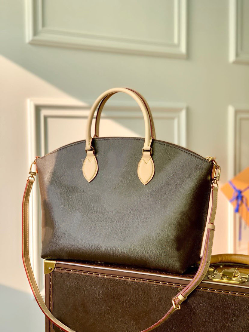 10A Luxury Designer Classic Handbag Women's Shoulder Bag Elegant Shopping Crossbody Bag Brown Flower Leather Bag Women's Handbag Crossb-image-949382315