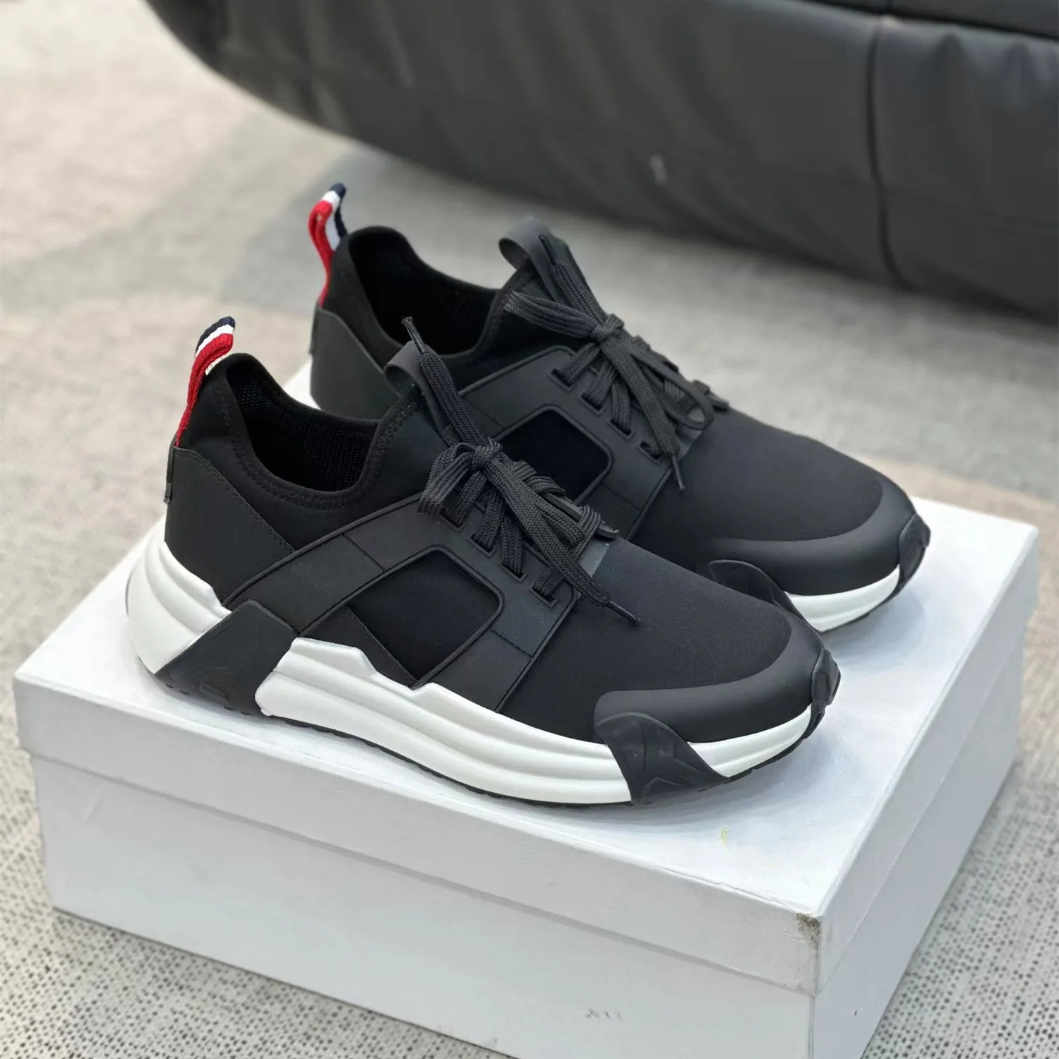 Designer Lunarove Men's Casual Sports Shoes High Quality Fashion Comfortable Mesh Breathable Lace up Running Shoes B22 Outdoor Shoes-image-979846618