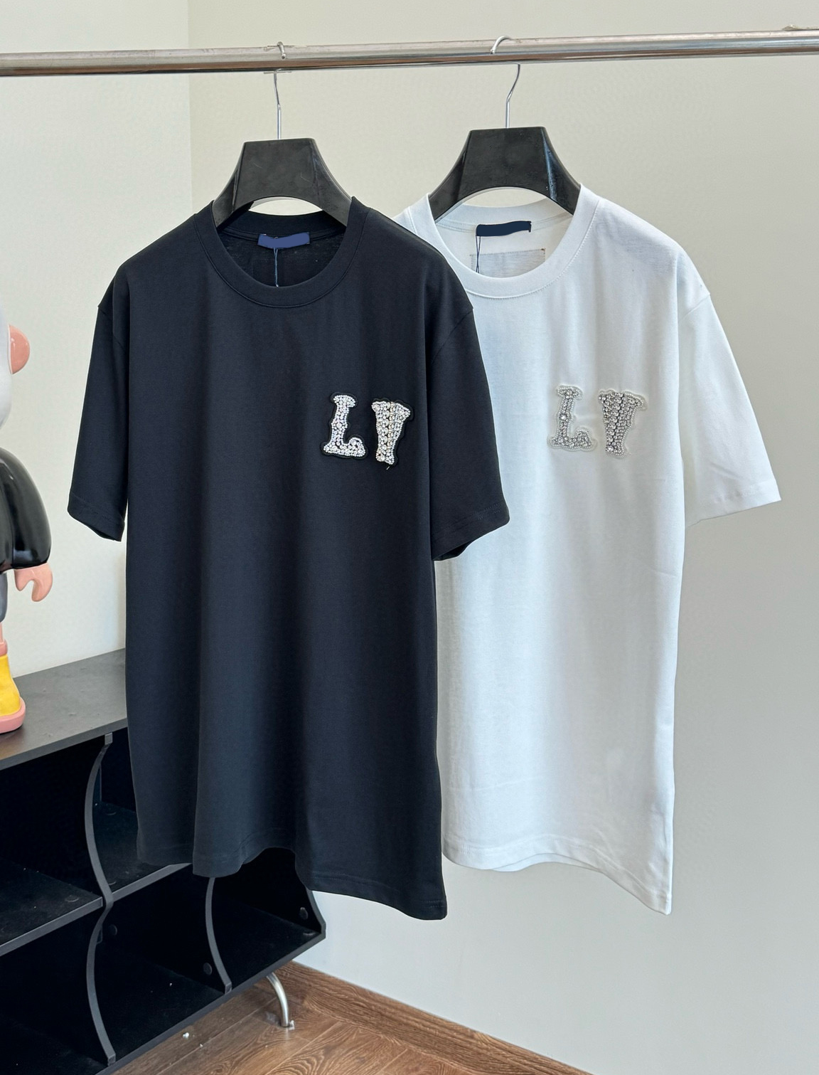 Men's Plus Tees & Polos Round t-shirts neck embroidered and printed polar style summer wear with street pure cotton 33tt