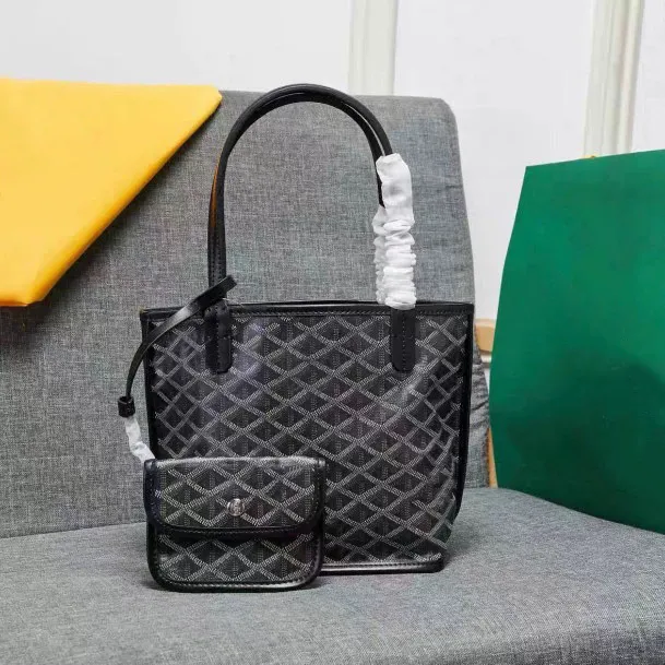 Top quality Fashion Designers bag Tote Bag Womens Men Shoulder Bag Wallets Wholesale Anjou Mini Crossbody Double Sided Shopping Totes Hangbag Pochette Hobo bag 